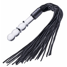 Load image into Gallery viewer, Lingam Glass Dildo Flogger