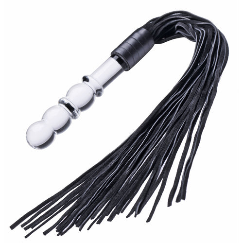 Lingam Glass Dildo Flogger