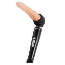 Load image into Gallery viewer, Strap Cap Vibrating Wand Harness Kit with Dildo