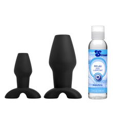 Load image into Gallery viewer, Hollow Anal Plug Trainer Set with Desensitizing Lube