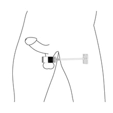 Load image into Gallery viewer, Locking Mounted CBT Scrotum Cuff with Bar