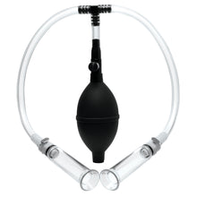Load image into Gallery viewer, Nipple Pumping System with Dual Detachable Acrylic Cylinders