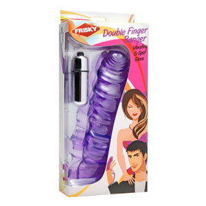 Double Finger Banger Vibrating G-Spot Glove