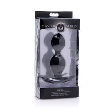 Load image into Gallery viewer, Orbs Steel Weighted Duotone Silicone Anal Plug