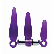 Load image into Gallery viewer, Fanny Fiddlers 3 Piece Finger Rimmer Set with Vibrating Bullet