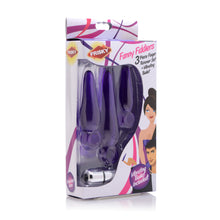 Load image into Gallery viewer, Fanny Fiddlers 3 Piece Finger Rimmer Set with Vibrating Bullet