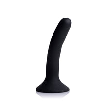 Load image into Gallery viewer, Black Silicone Strap-On Dildo - Small