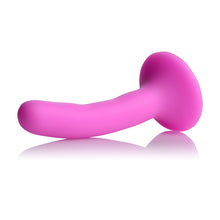 Load image into Gallery viewer, Pink Silicone Strap-On Dildo - Small