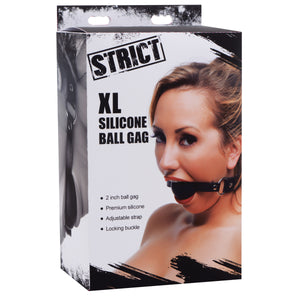 XL 2 Inch Silicone Ball Gag