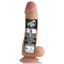 Load image into Gallery viewer, The Forearm 13 Inch Dildo with Suction Base Flesh