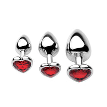 Load image into Gallery viewer, Chrome Hearts 3 Piece Anal Plugs with Gem Accents