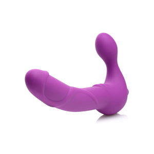 Royal Revolver Vibrating Strapless Silicone Strap On Dildo