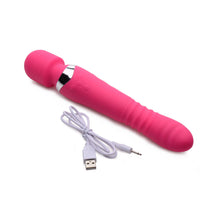 Load image into Gallery viewer, Ultra Thrusting and Vibrating Silicone Wand