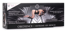 Load image into Gallery viewer, Obedience Extreme Sex Bench with Restraint Straps
