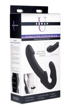 Load image into Gallery viewer, Evoke Rechargeable Vibrating Silicone Strapless Strap On - Black