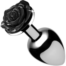 Load image into Gallery viewer, Black Rose Anal Plug- Small