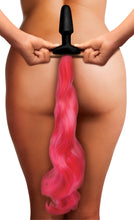 Load image into Gallery viewer, Hot Pink Pony Tail Anal Plug