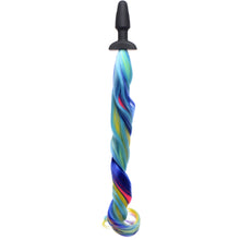 Load image into Gallery viewer, Rainbow Pony Tail Anal Plug