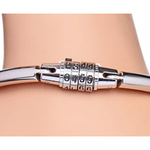 Load image into Gallery viewer, Stainless Steel Combination Lock Slave Collar