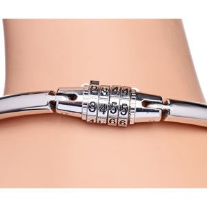 Stainless Steel Combination Lock Slave Collar