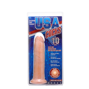 10 Inch Ultra Real Dual Layer Suction Cup Dildo without Balls