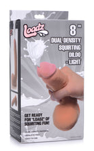 Load image into Gallery viewer, Dual Density Squirting Dildo- 8.5 Inch