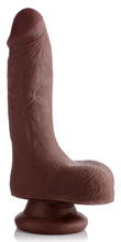 Load image into Gallery viewer, 7 Inch Ultra Real Dual Layer Suction Cup Dildo- Dark Skin Tone