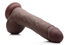 Load image into Gallery viewer, 10 Inch Ultra Real Dual Layer Suction Cup Dildo- Dark Skin Tone