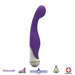 Blair 7 Speed Silicone G-Spot Vibrator- Purple-1