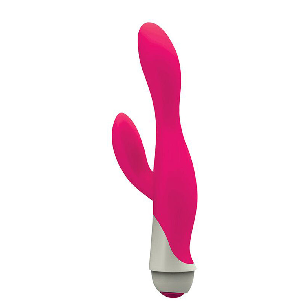 Serena 7 Speed Silicone Rabbit Vibe- Pink-0