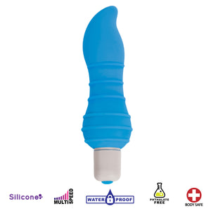 Tease Silicone Bullet Vibe- Blue-1