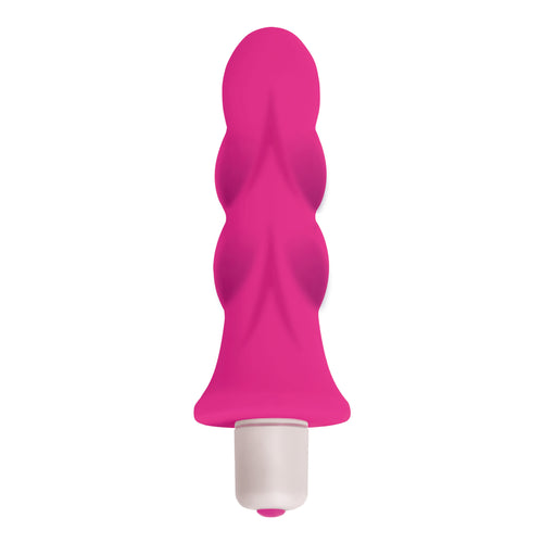 Charm 7 Function Petite Silicone Vibe- Pink-0