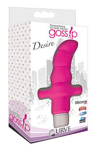 Desire Silicone Vibrating Anal Probe- Pink-2