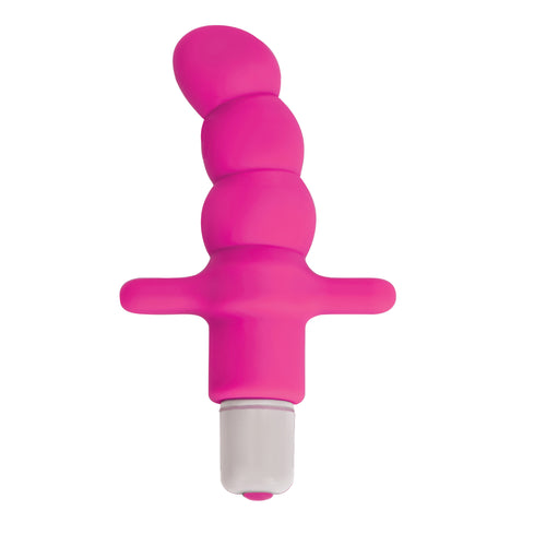 Desire Silicone Vibrating Anal Probe- Pink-0