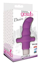 Load image into Gallery viewer, Desire Silicone Vibrating Anal Probe- Purple