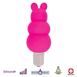 Excite Silicone Ripple Bullet Vibe- Pink-1