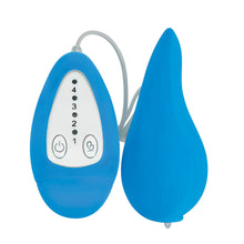 Load image into Gallery viewer, Groove Smooth Silicone Remote Vibe- Blue