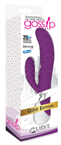 Ivy 20x Wavy Silicone Rabbit Vibe- Purple-2