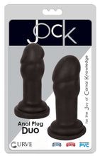 Load image into Gallery viewer, JOCK Anal Plug Duo Black