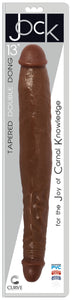 JOCK 13 Inch Tapered Double Dong Brown