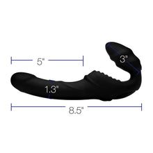 Load image into Gallery viewer, Pro Rider 9X Vibrating Silicone Strapless Strap On with Remote Control