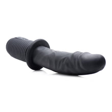 Load image into Gallery viewer, Power Pounder Vibrating and Thrusting Silicone Dildo - Black