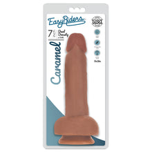 Load image into Gallery viewer, Easy Riders 7 Inch Dual Density Dildo With Balls - Tan-1