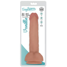 Load image into Gallery viewer, Easy Riders 8 Inch Dual Density Dildo With Balls - Flesh