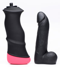 Load image into Gallery viewer, Mega-Pounder Hand-held Thrusting Silicone Dildo