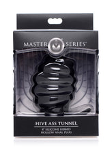 Load image into Gallery viewer, Hive Ass Tunnel Silicone Ribbed Hollow Anal Plug - Large