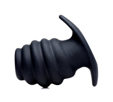 Load image into Gallery viewer, Hive Ass Tunnel Silicone Ribbed Hollow Anal Plug - Medium