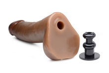 Load image into Gallery viewer, 8 Inch Cock Lock Brown Dildo