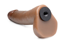 Load image into Gallery viewer, 8 Inch Cock Lock Brown Dildo