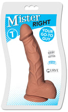 Load image into Gallery viewer, 7 inch Mister Right Dildo - Tan-1